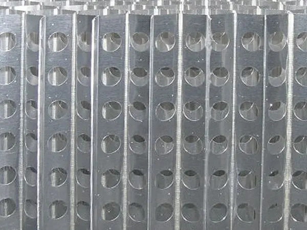 Drilled aluminum honeycomb